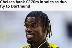 九游娱乐官网 (JIUYOU)-BBC：切尔西今夏收入2.734亿镑&amp;支出2.77亿镑，欧足联要求盈利